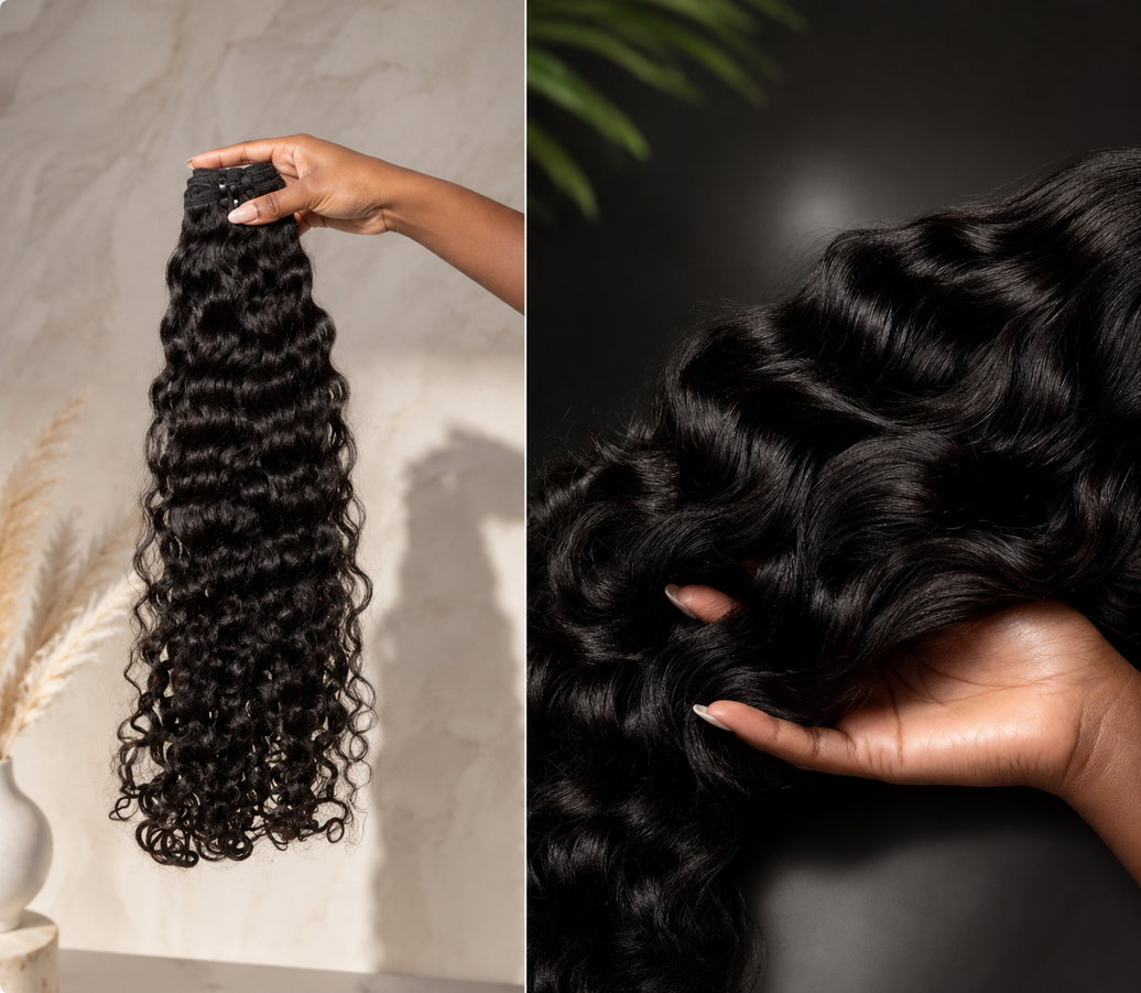 Raw Cambodian Curly Bundles